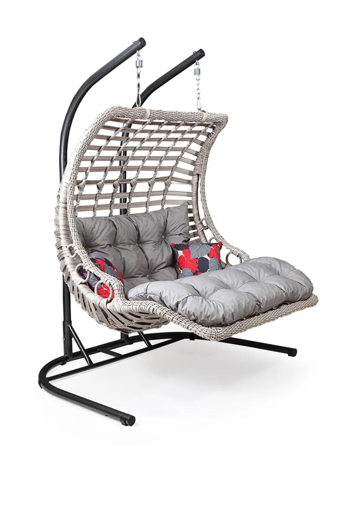 Садовые качели Capri Bodrum Double Gray