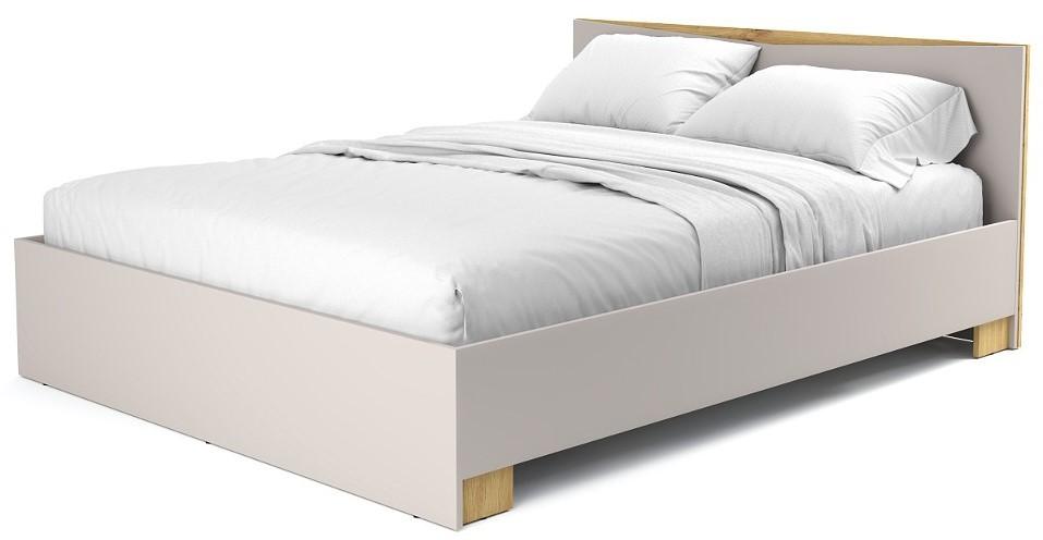 Кровать Yasen Лео 1600 Кашемир / Дуб Артизан