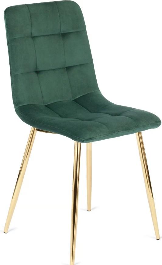 Стул Mebel Elite York Зеленый/Золотистый