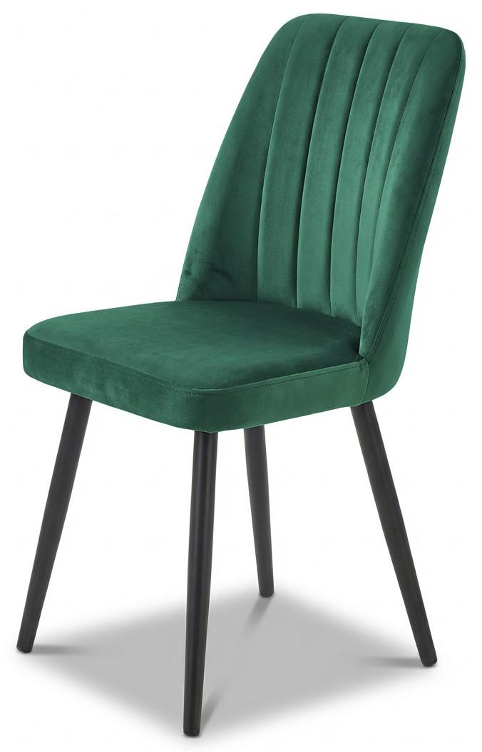 Scaun Kelebek Gold (Velur) Verde / Negru