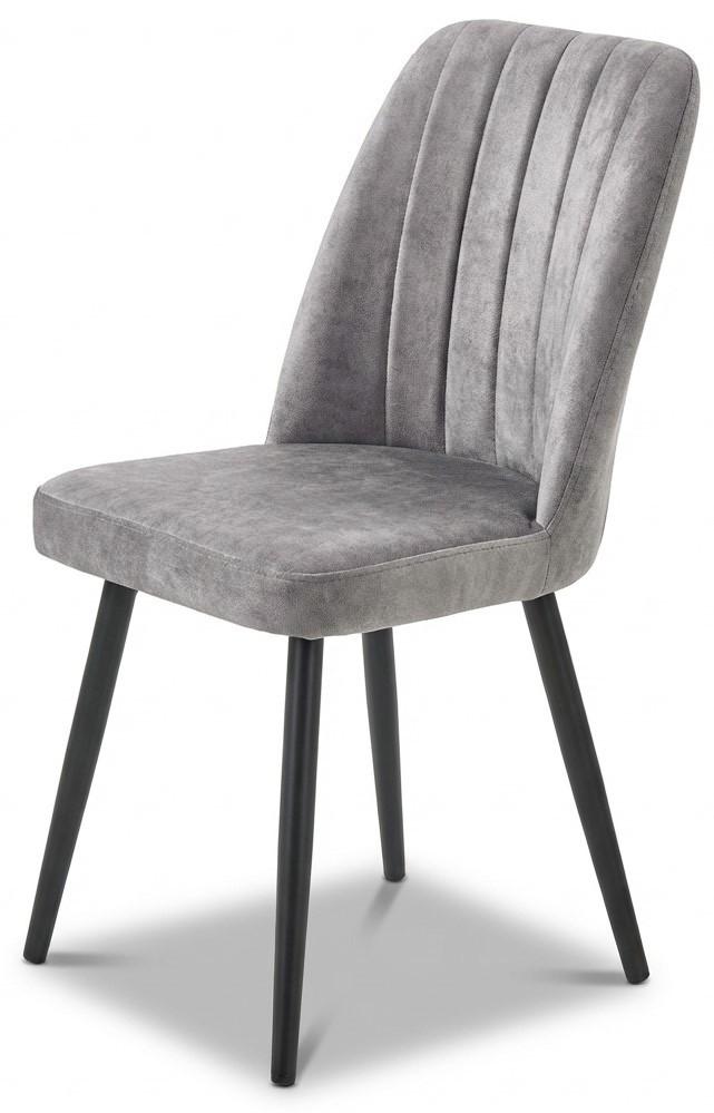 Scaun Kelebek Gold (Eco-Piele) Gri Deschis / Negru