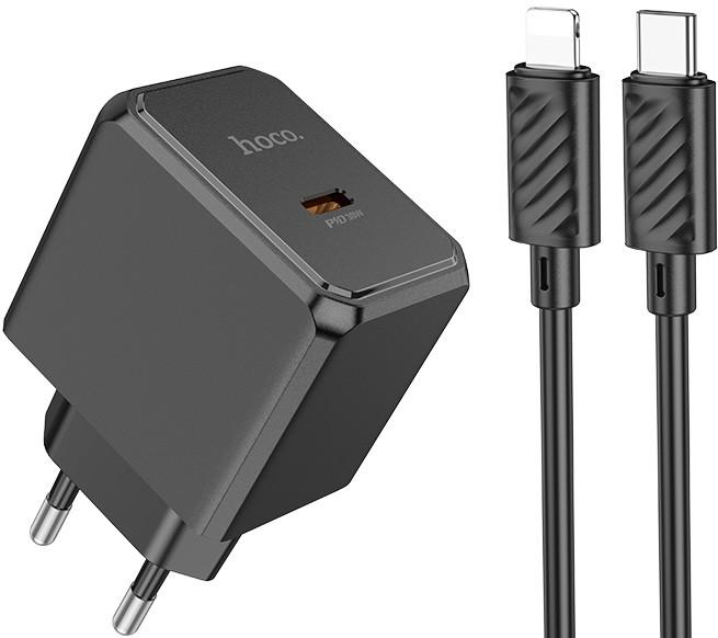 Зарядное устройство для телефона HOCO CS15A Ocean single port PD30W charger set(C to iP)(EU)