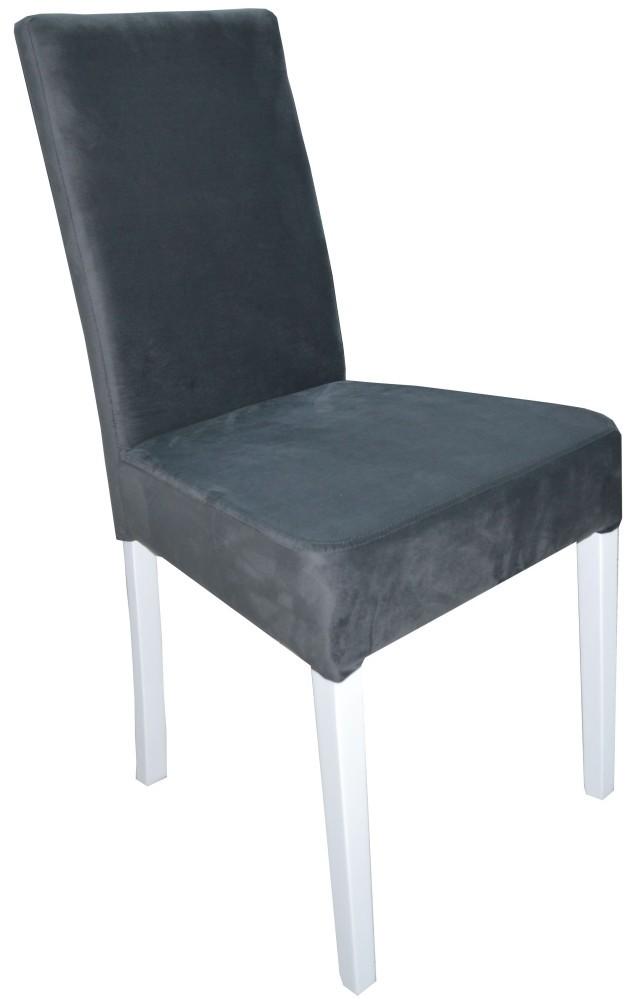 Scaun Viitorul Valentina 5 Alb / Tenerife Gri Inchis