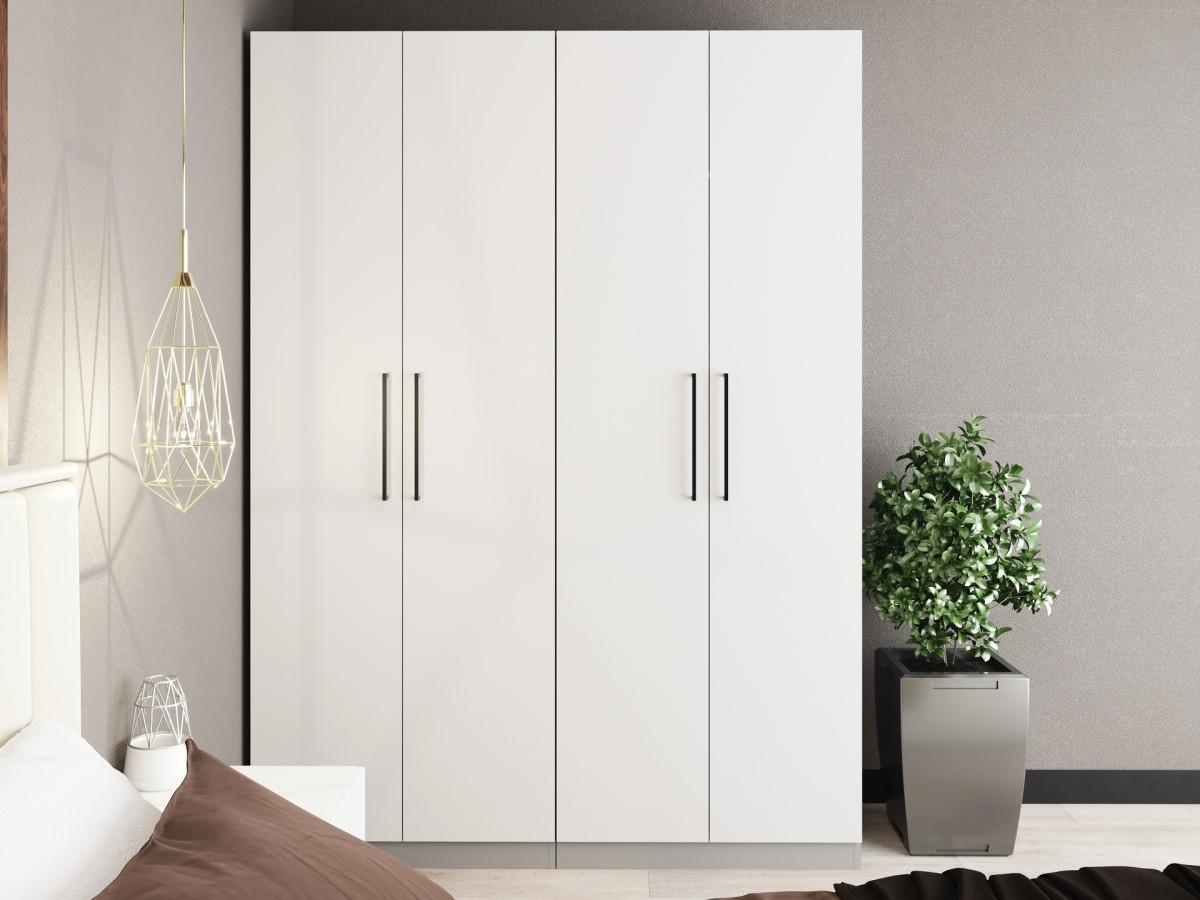 Dulap Bayro Serenity 160x220x51.8 cm Gri Asfalt