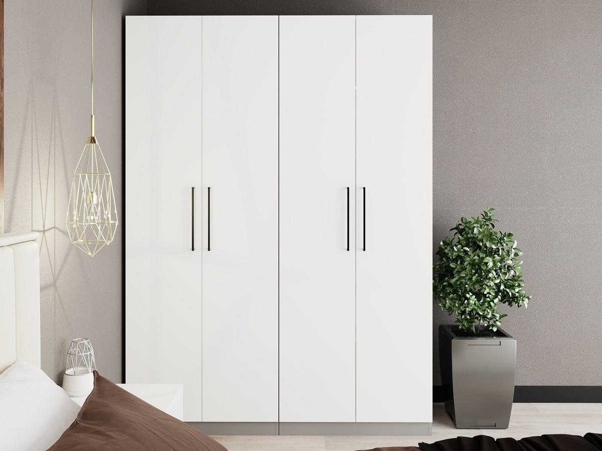 Dulap Bayro Serenity Alb (4 usi)