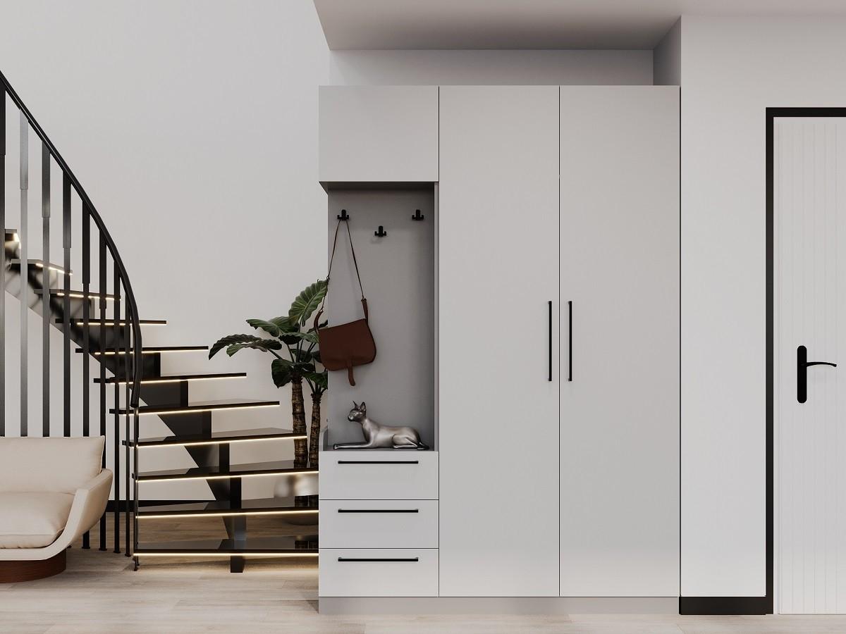 Antreu Bayro Serenity de colt stang Gri deschis