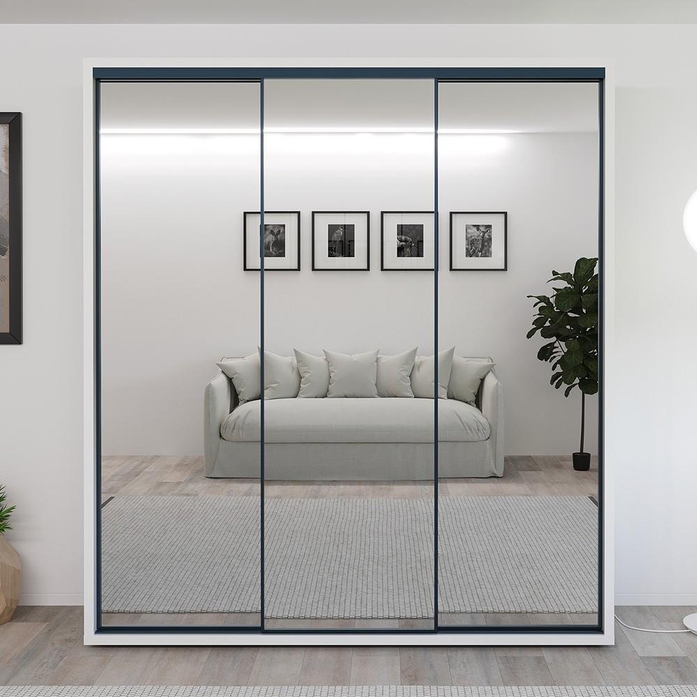 Шкаф-купе Bayro Parma 200x225x60 см Белый