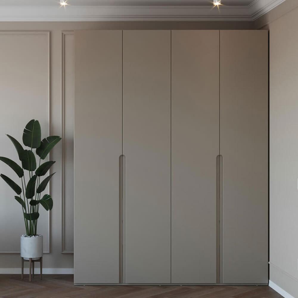 Dulap Bayro Modena 180x240x53 cm Piatra Gri