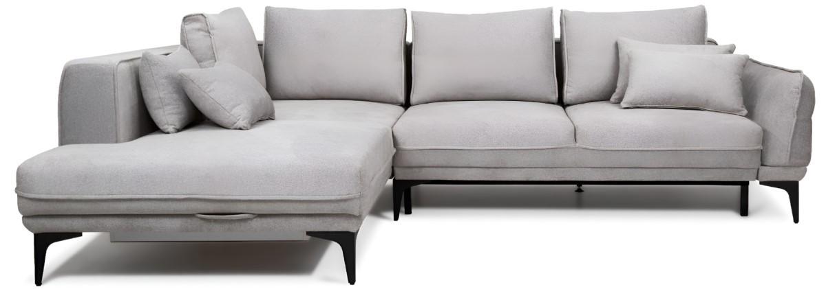 Угловой диван Crinela Rome Светло Серый