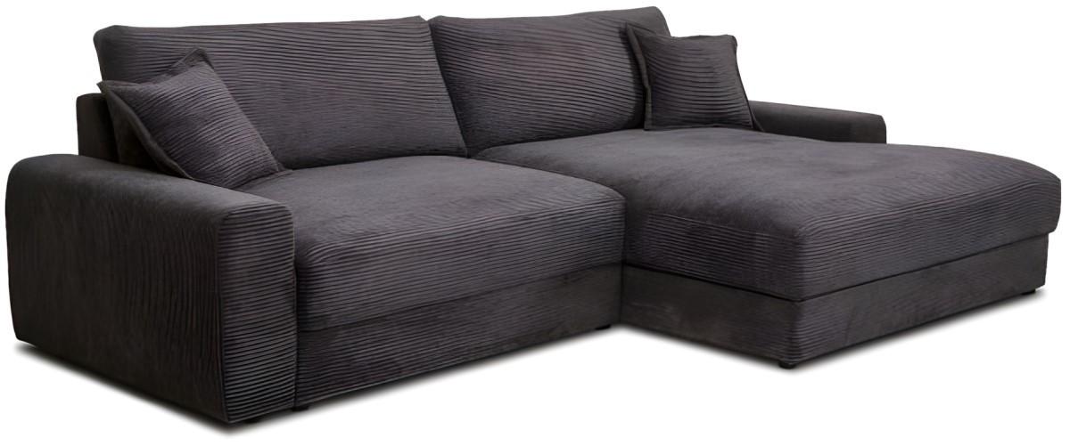 Canapea coltar Crinela Napoli Negru