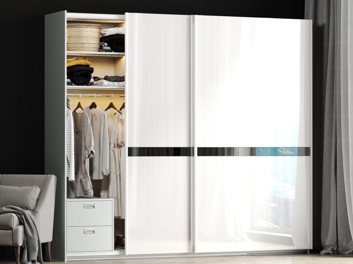 Dulap-cupe Crinela ErgoSens Lux (cu LED) Alb