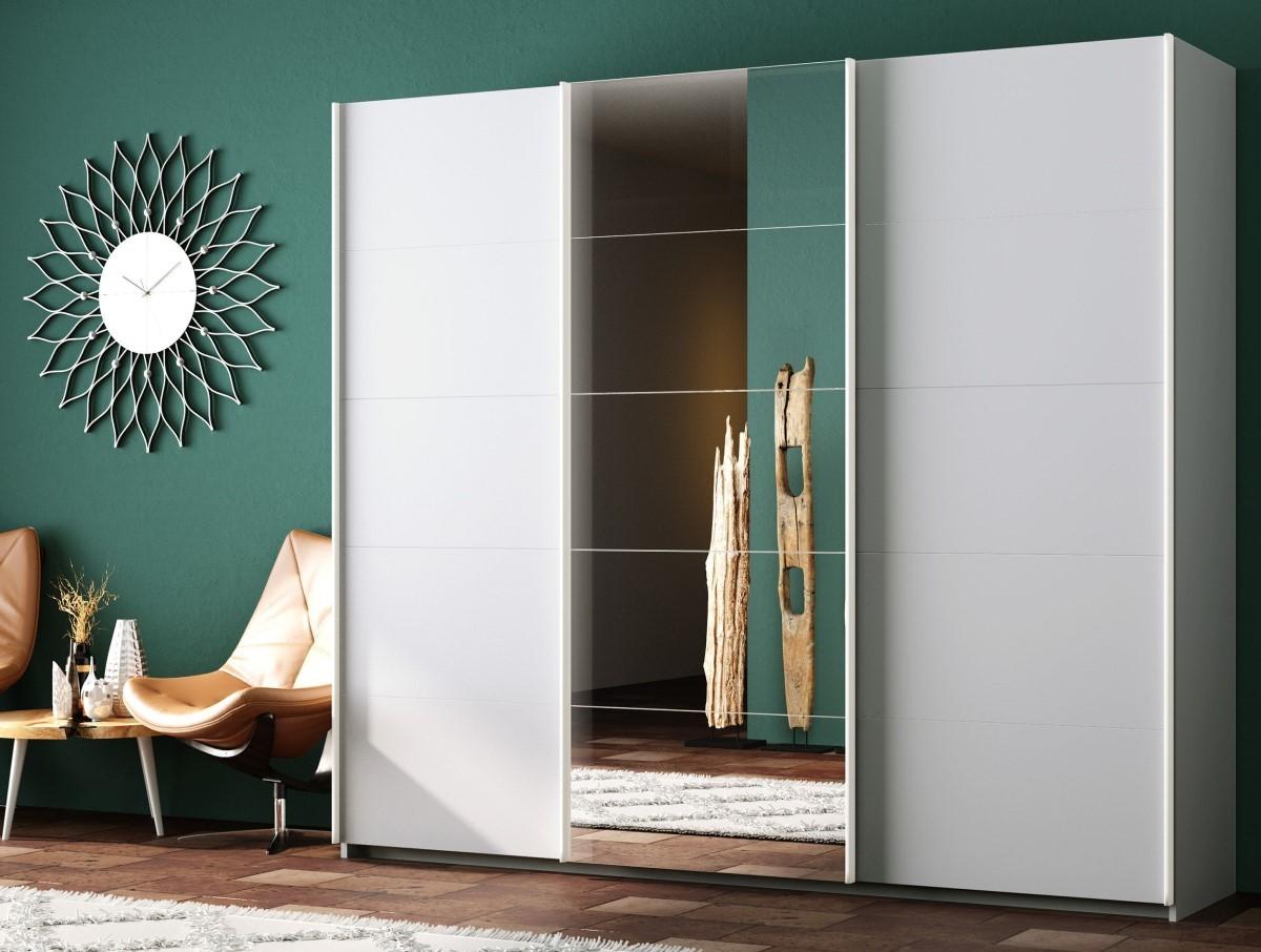 Шкаф-купе Crinela ErgoSens Lux 9 Нимфея Альба