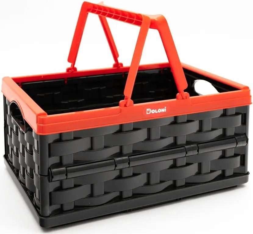 Cos pentru jucarii Doloni 01561 Rosu/Negru