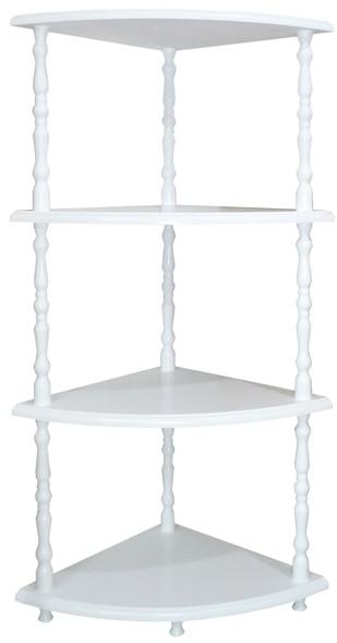 Полка на стену Viitorul 4 Уровня Белая