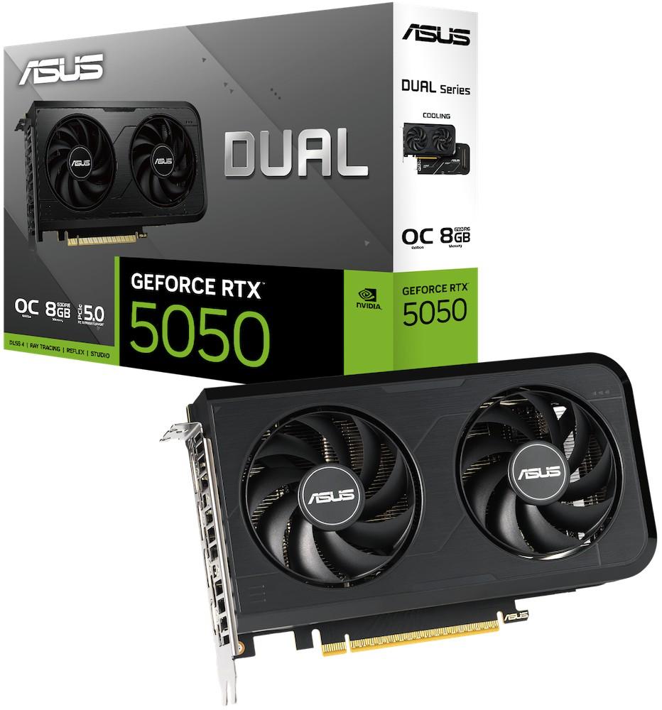 Placa video Asus Dual GeForce RTX 5050 8GB OC Edition