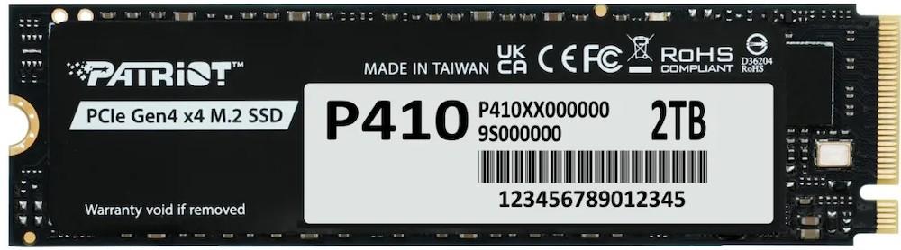SSD накопитель PATRIOT P410 2TB (P410P2TBM28H)