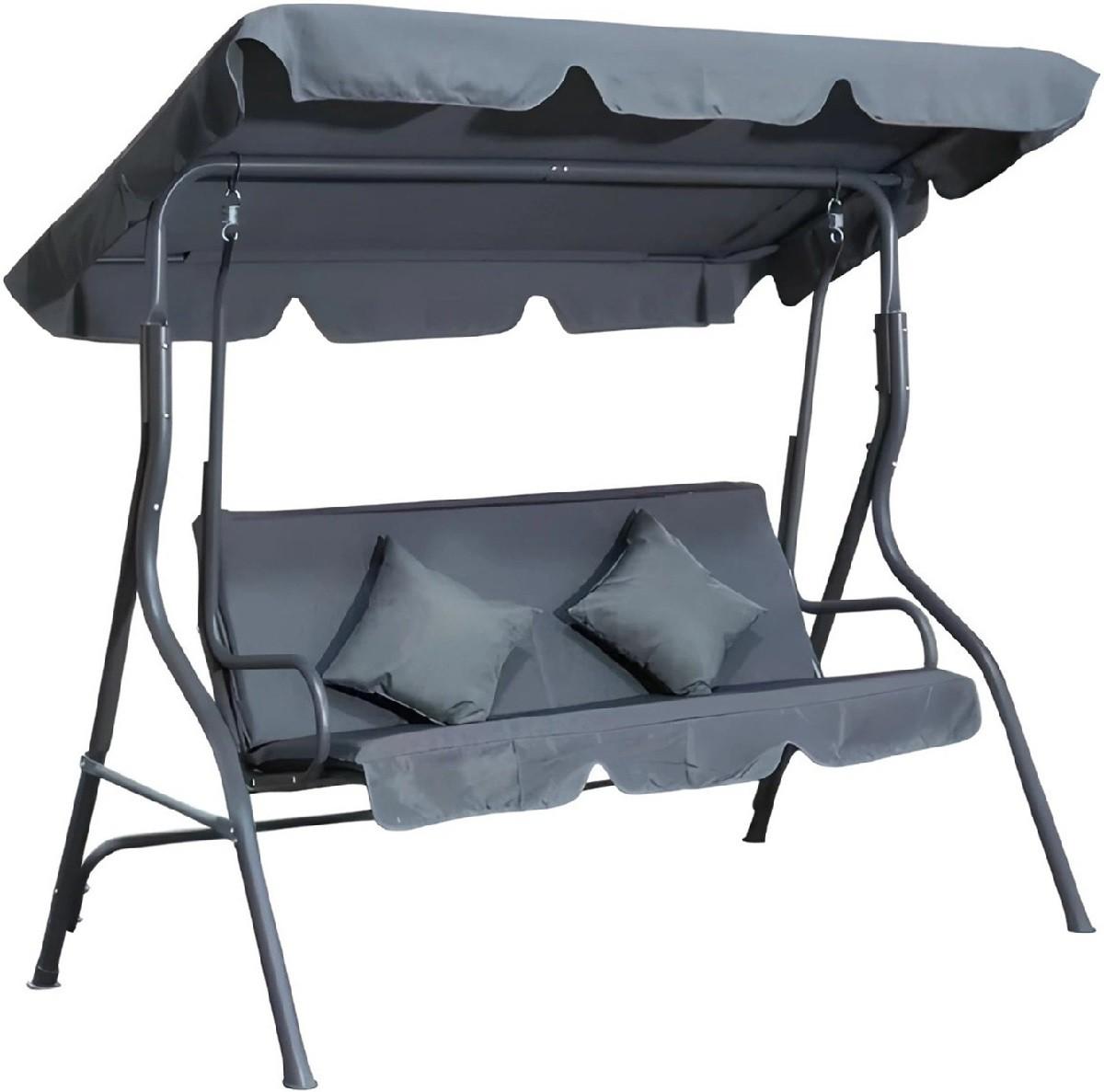 Садовые качели Waltz Rodos Серый