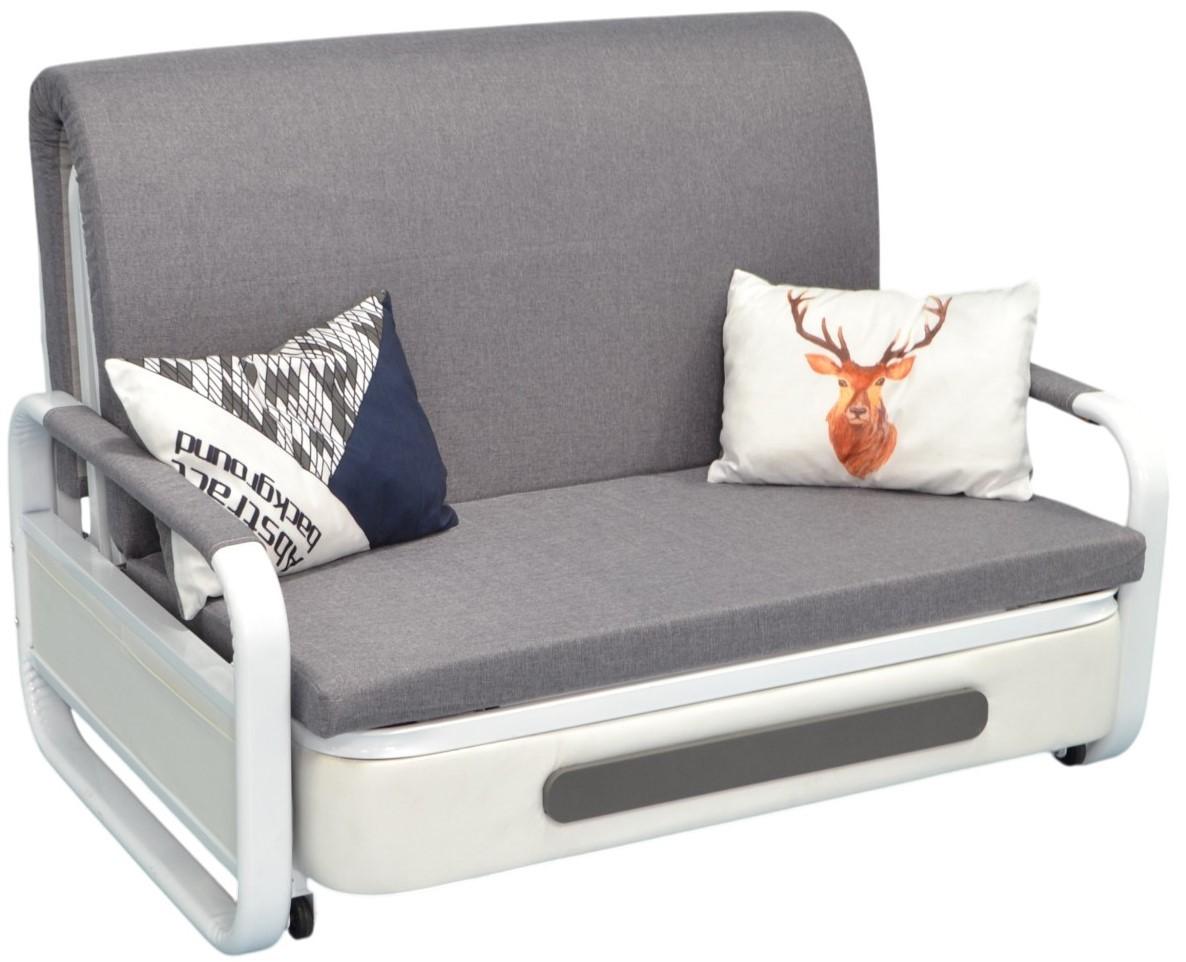 Диван Evelin Sofa 120 Белый / Серый