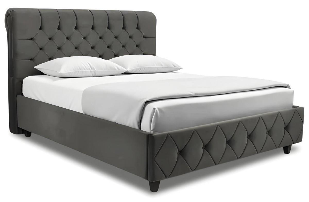 Кровать Alcantara Bianca 180x200 Темно-Коричневый