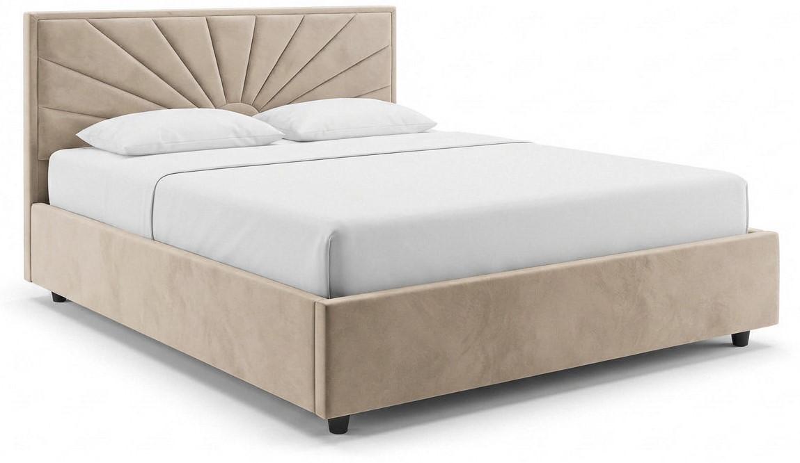 Кровать Alcantara Soleil 140x200 Бежевый