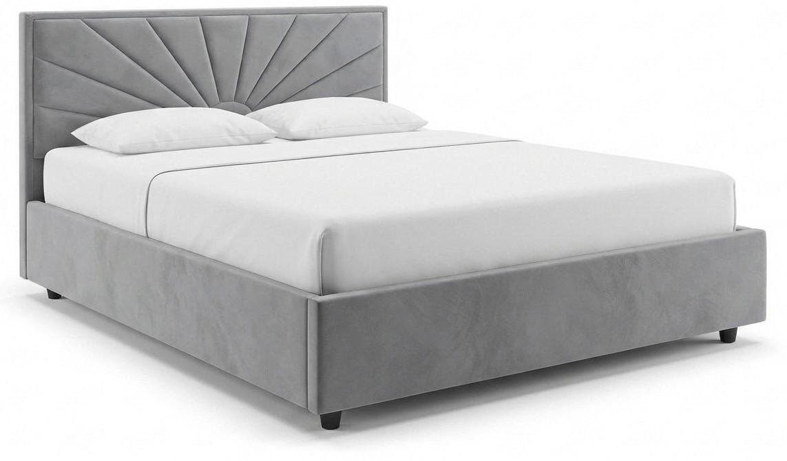 Кровать Alcantara Soleil 160x200 Серый