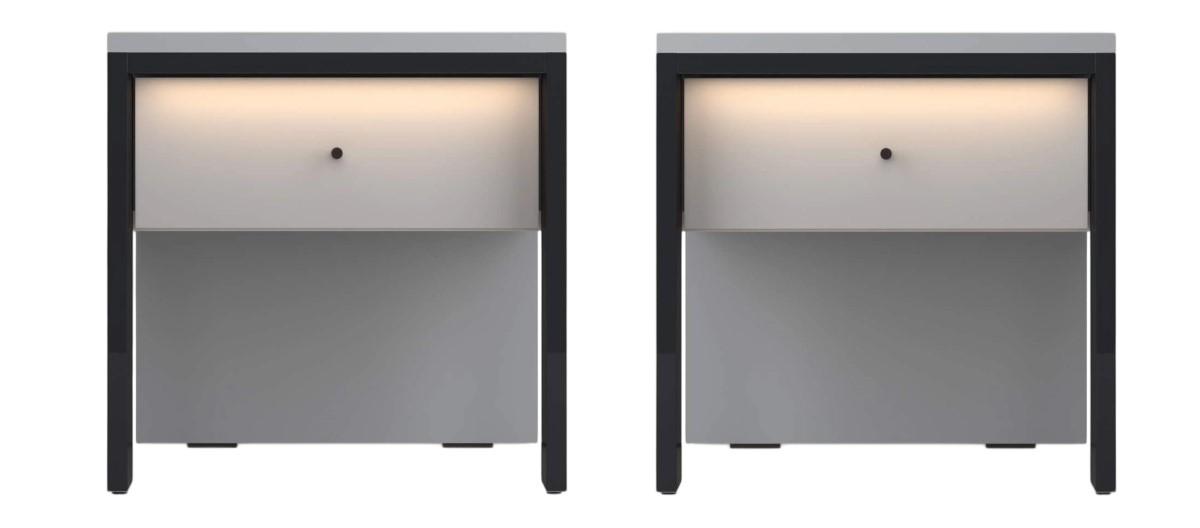 Noptiera Fabrik Home Clay (2 buc.) Gri