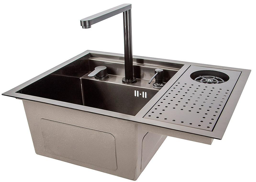 Кухонная мойка ArtFlame SINKTOP(HB 6045) Black