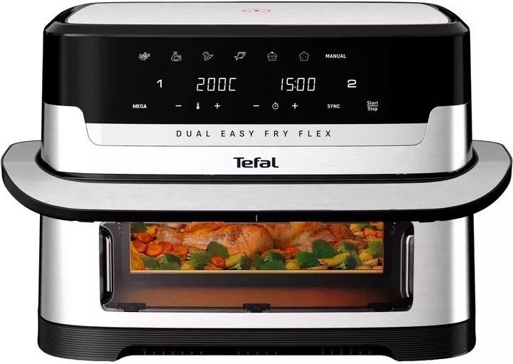 Friteuza cu aer cald TEFAL Dual Easy Fry EY922DE0