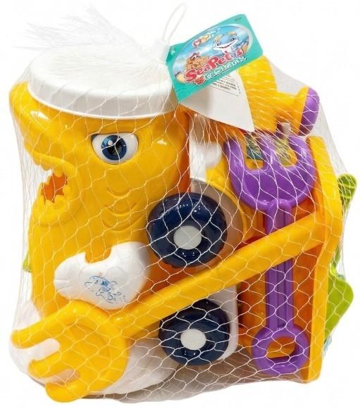 Set de jucării pentru nisip New World Rechin (KX91-A16) Yellow