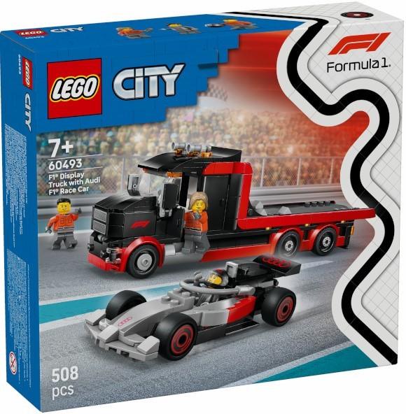 Constructor LEGO City: F1 Display Truck With Audi F1 Race Car (60493)