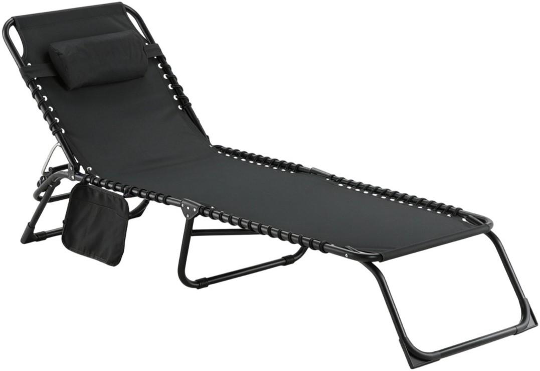 Шезлонг GardenLine LEZ2777 Black