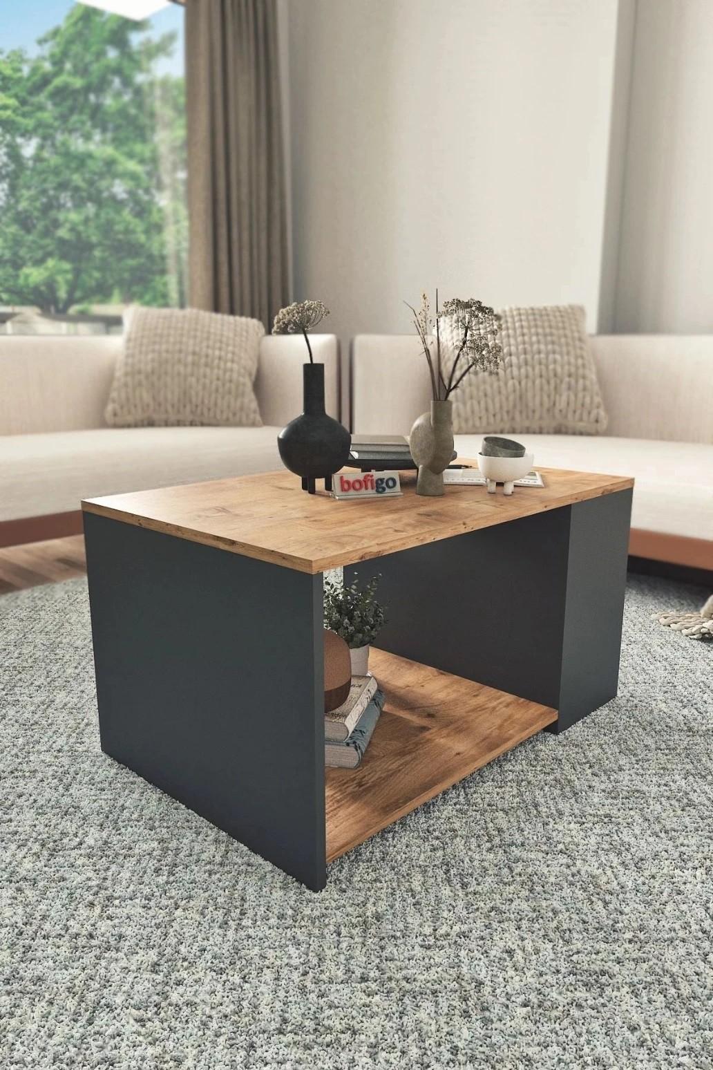 Masuta de cafea, reviste Bofigo 22-50-28 Pine/Antracit