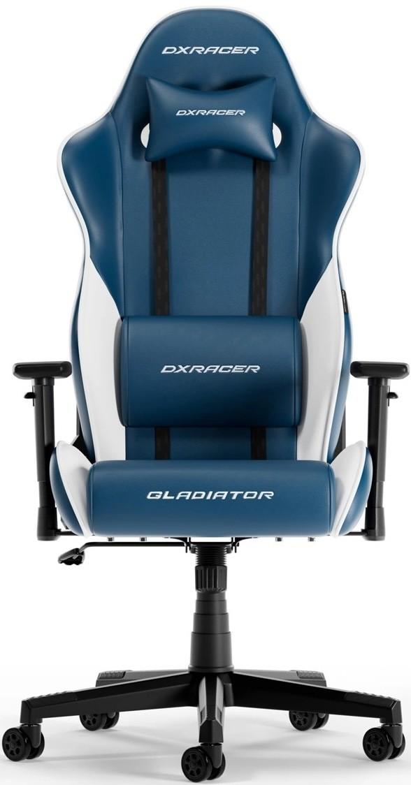 Fotoliu gaming DXRACER Gladiator L Blue-White (GC-LGN23LTCLTA-IW)