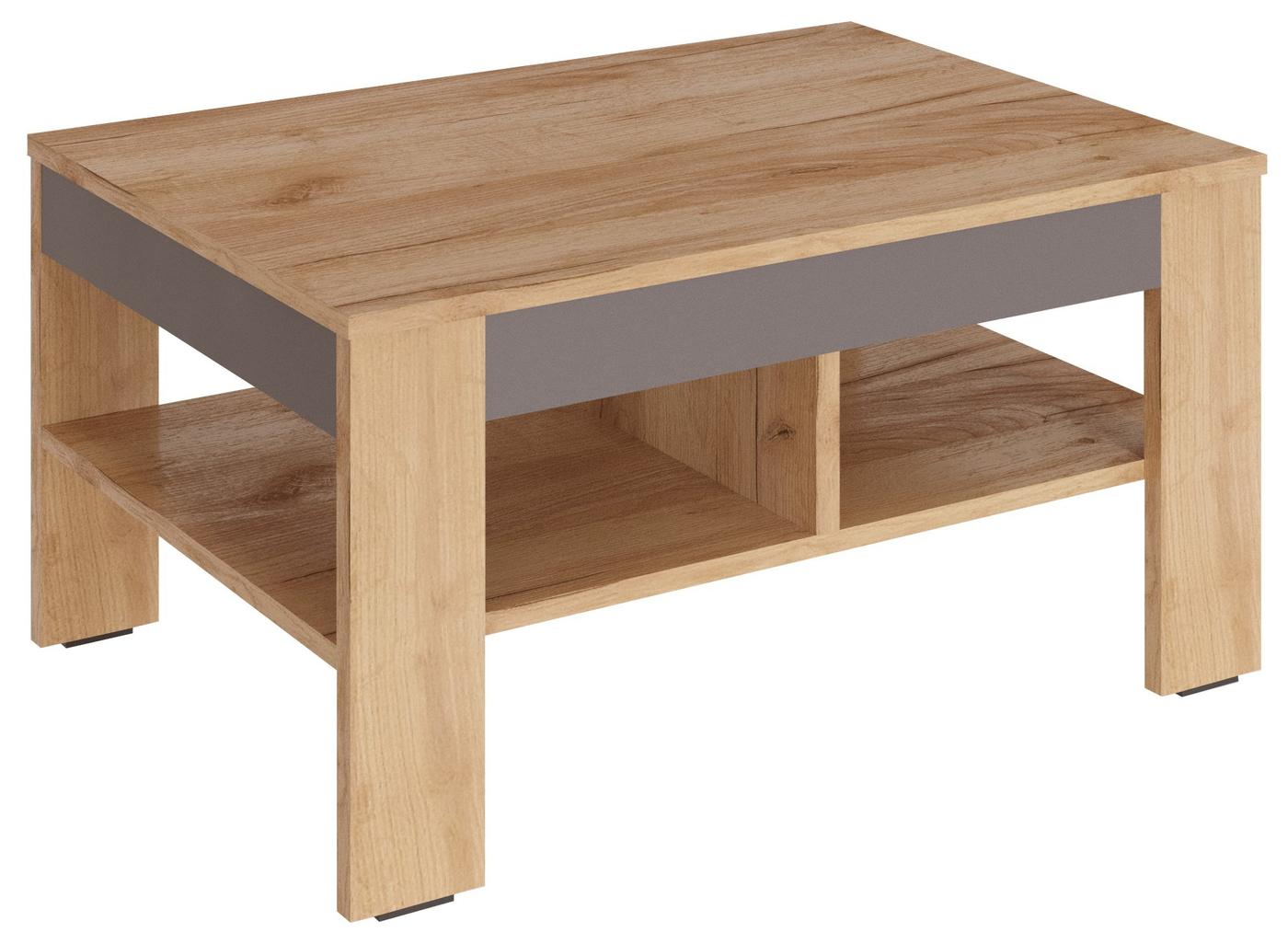 Masuta de cafea, reviste ML Mobila Vega Nr.9 Stejar Auriu/Antracit