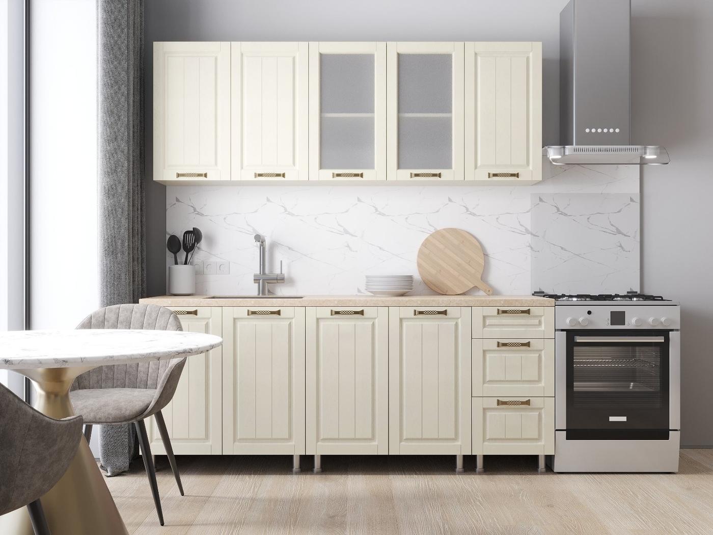 Кухонный гарнитур ML Mobila Прованс 2 м Слоновая Кость