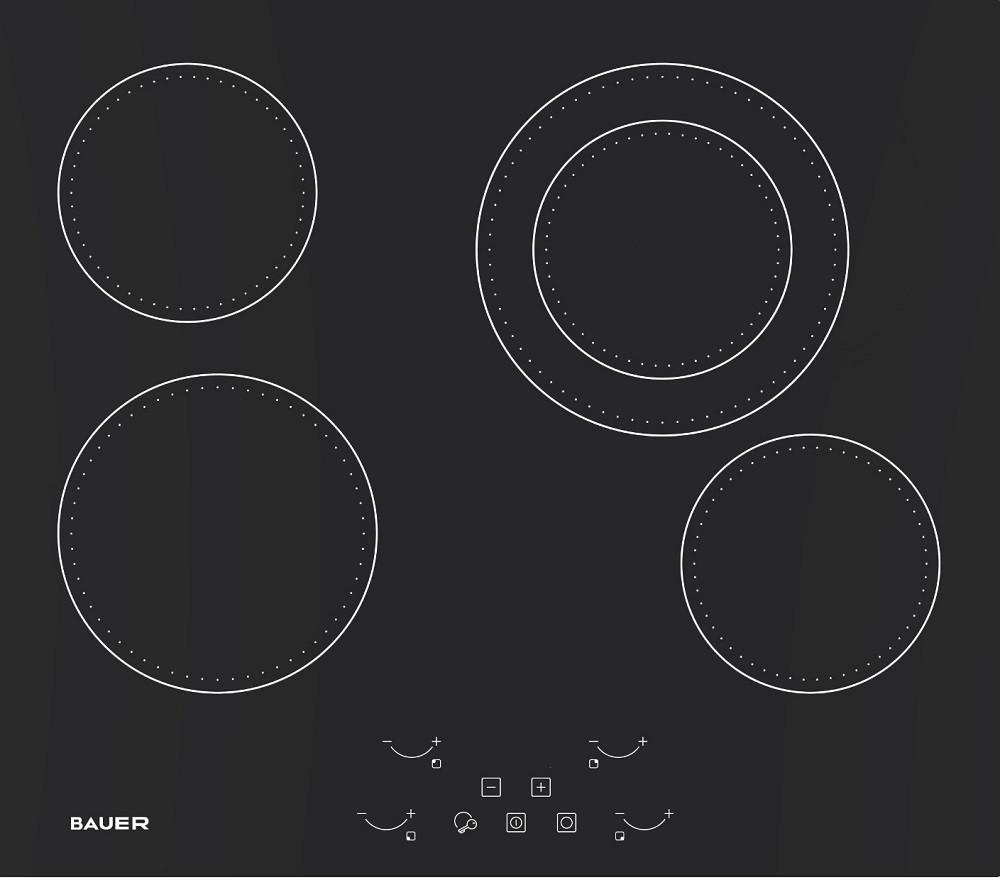 Встраиваемая варочная панель электрическая Bauer PR 6044ET-A3