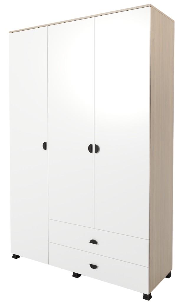 Dulap ML Mobila Rio Nr.3 1400 Stejar Sonoma/Alb