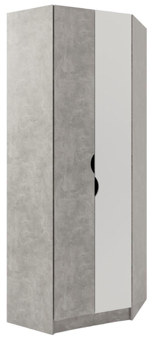 Угловой шкаф ML Mobila Юниор 7 Ателье Светлое/Белый