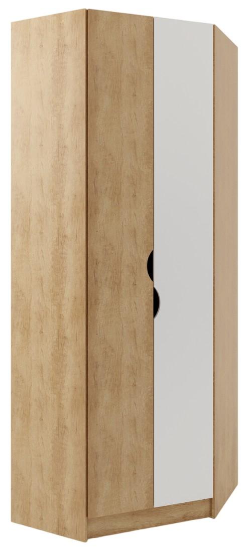 Угловой шкаф ML Mobila Юниор 7 Дуб Золотой/Белый