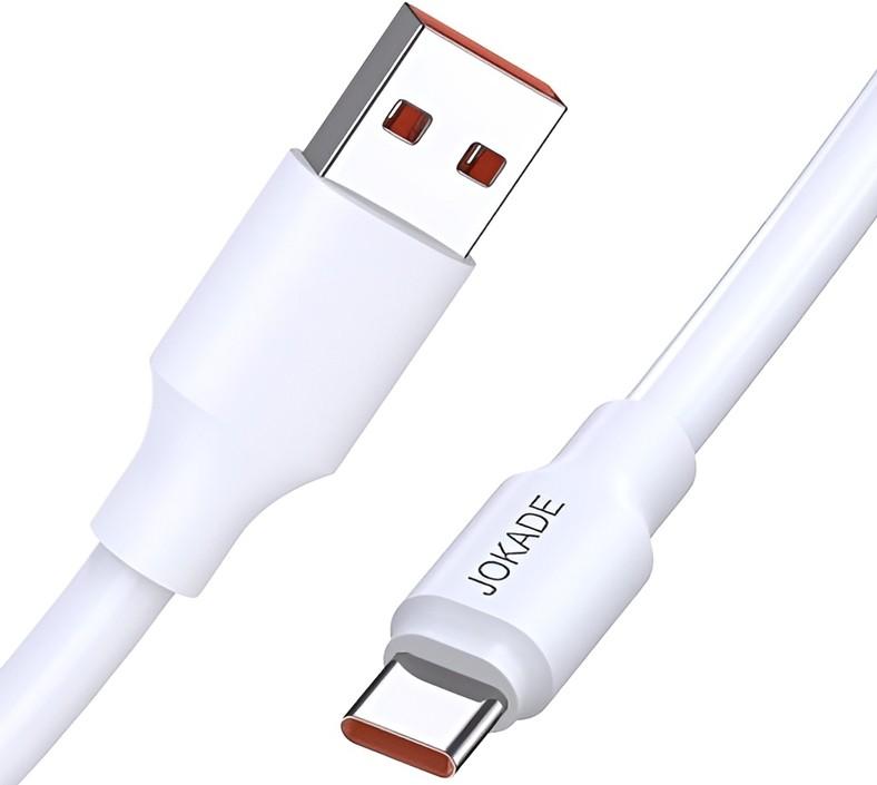 USB сablu Jokade USB-A to Type-C 120W 1M JA018 White