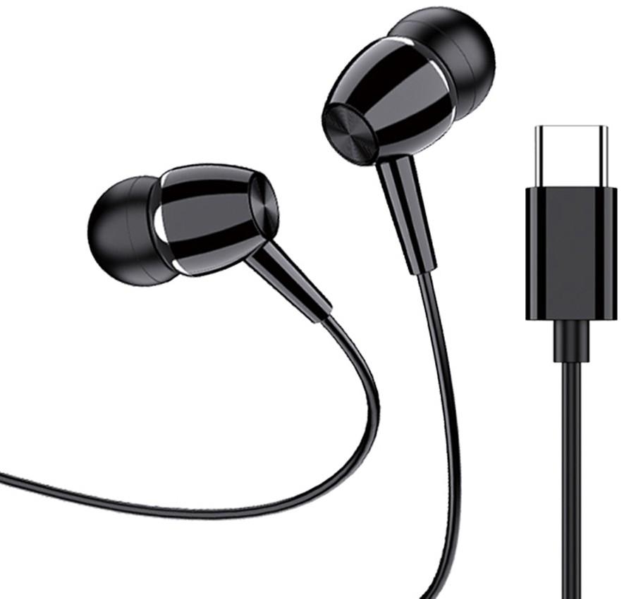 Casti Ksiga Type-C with Mic Jiaxuan KSC-1296 Black