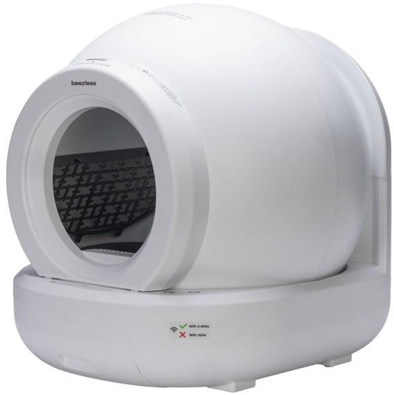 Litiera automata Beeztees Moeaza White