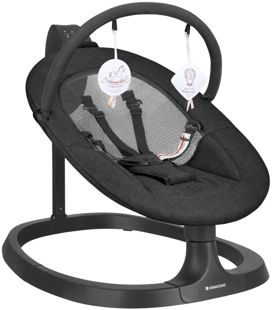 Шезлонг детский Kikka Boo Zazu Black