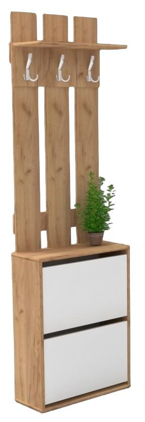 Antreu ML Mobila Nr.6 (600) Stejar Auriu/Alb