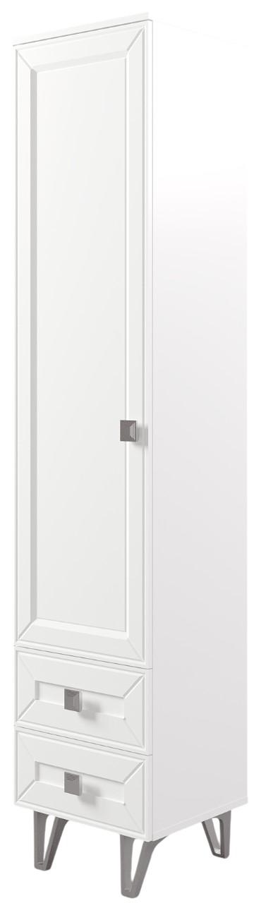 Шкаф пенал ML Mobila Мира №24 1Д2Я Белый