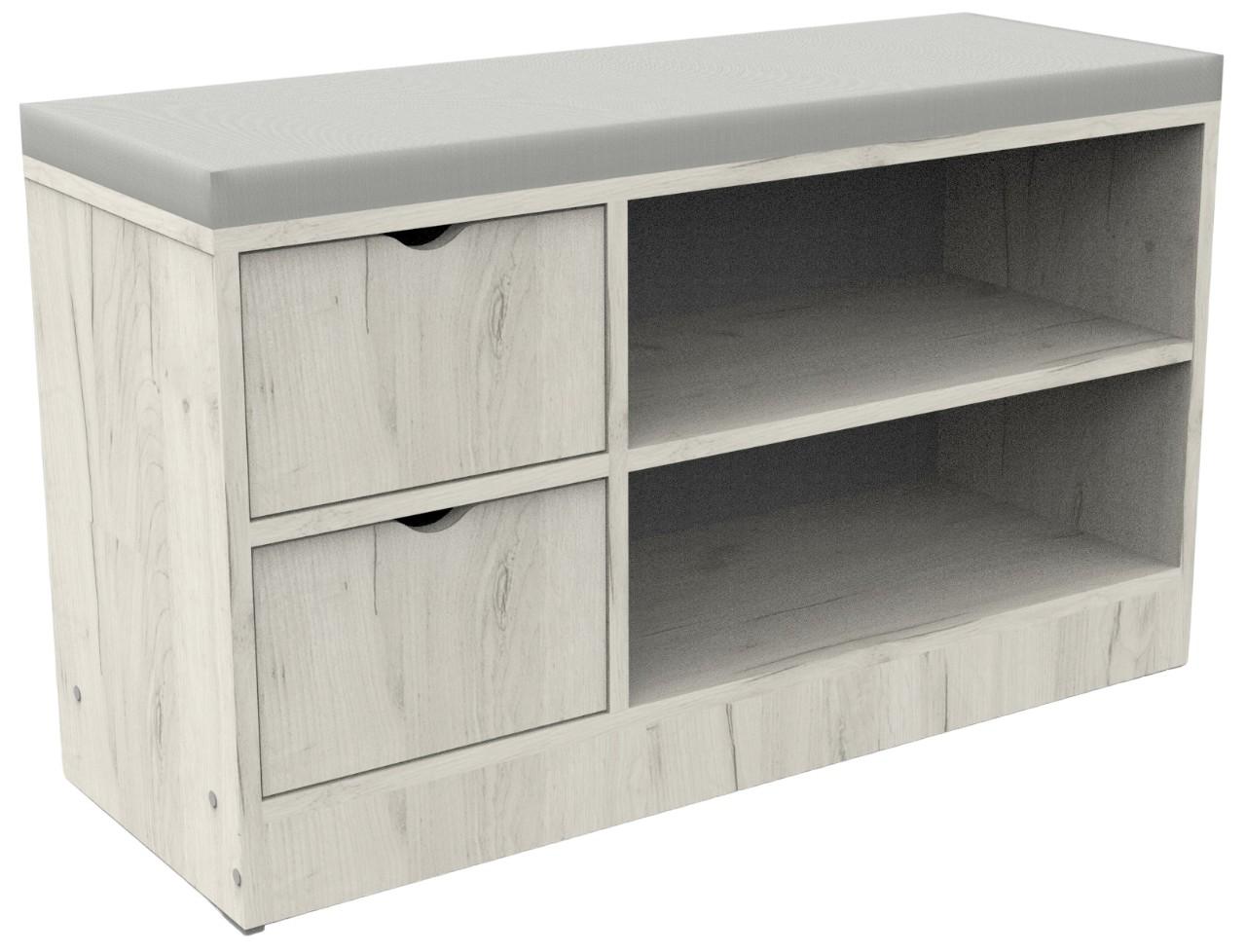 Обувница ML Mobila МЛ-8 Дуб Крафт Белый