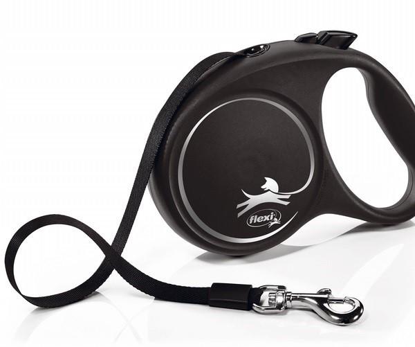 Ham pentru caini Beeztees Flexi Black Design Tape L 5m