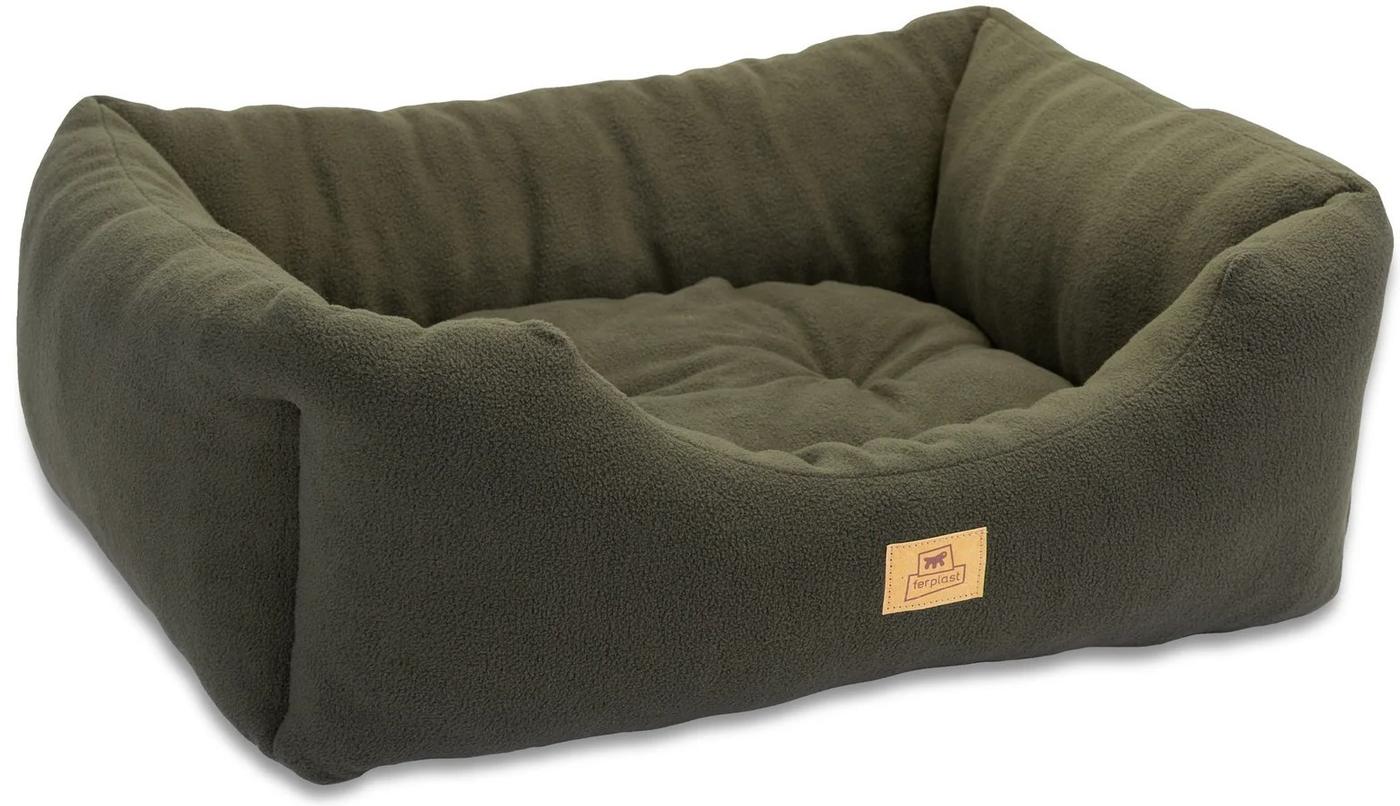Pat pentru caine Ferplast Coccolo Microfleece 80 DarkGreen (83318023)