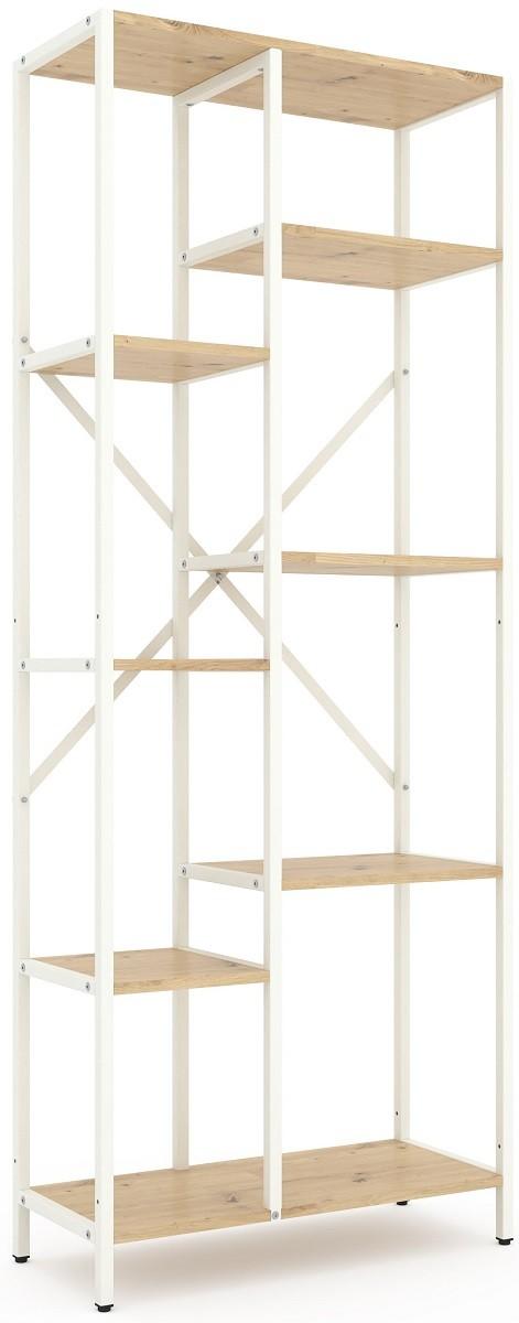 Стеллаж Nex Loft Cascade Белый/Дуб Артизан (Бежевый)