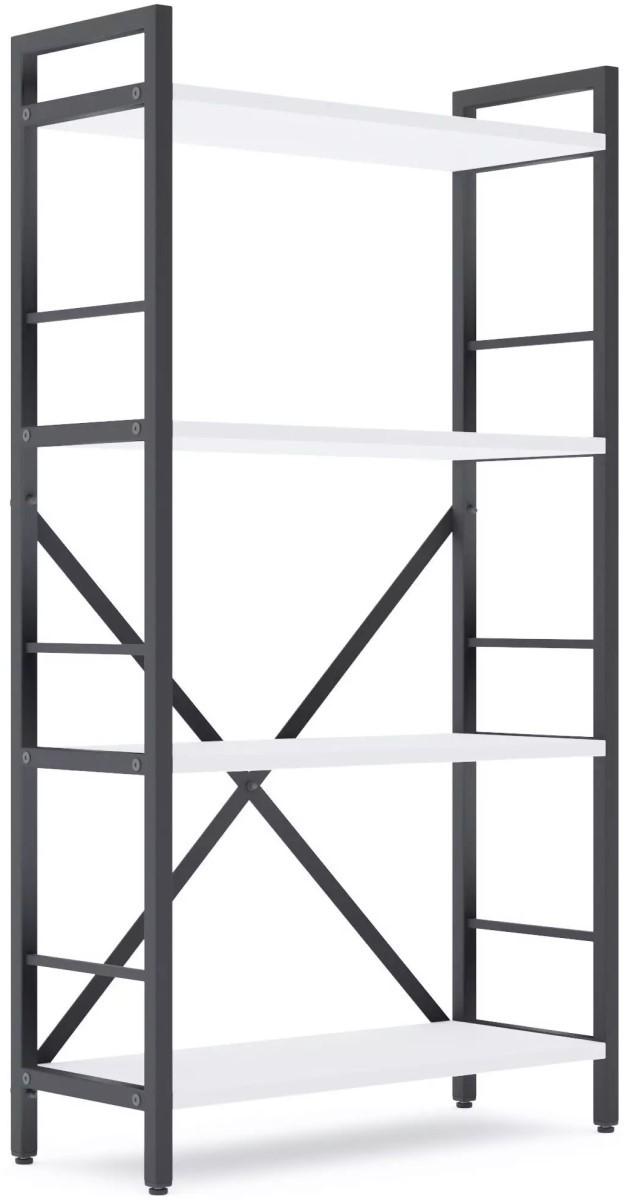 Стеллаж Nex Loft Антрацит (Серый)/Белый 4 полки